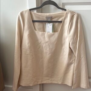 H&M Elegant Cream Blouse